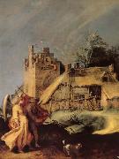 BLOEMAERT, Abraham, Landscape with Tobias and the Angel